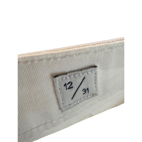 Lucky Brand Womens Ava Skinny Jeans W12/31 White Mid-Rise Denim Cotton Blend - Picture 11 of 12